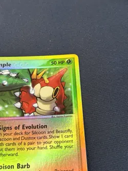 Wurmple Reverse E Reader 81/97 wotc Pokemon card Lp - Image 2