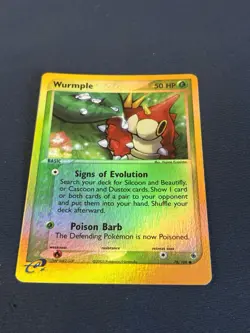 Wurmple Reverse E Reader 81/97 wotc Pokemon card Lp - Image 5