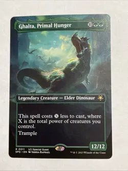 Ghalta, Primal Hunger (Borderless) Special Guests #11 Rare - Image 1