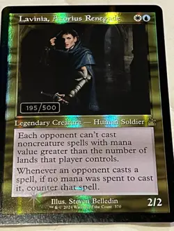 Lavinia, Azorius Renegade (Retro Frame) (Serial Numbered)Ravnica Remastered Foil - Image 1
