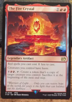 THE FIRE CRYSTAL - Final Fantasy MTG Magic: the Gathering - Image 1