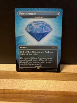 Magic The Gathering Chaos Emerald (Blue) - Lotus Petal Secret Lair Drop Foil - Image 1