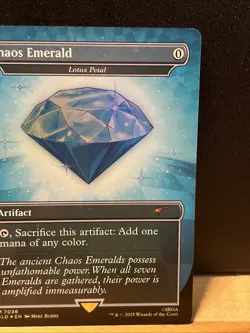 Magic The Gathering Chaos Emerald (Blue) - Lotus Petal Secret Lair Drop Foil - Image 3