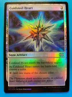 MTG 1x FOIL Coldsteel Heart # 301 Double Masters 2022 Magic the Gathering x1 NM - Image 1