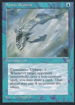 Magic the Gathering MTG - Mystic Remora - Ice Age #87 - Image 2
