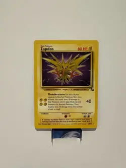 Pokemon TCG Zapdos 30/62 Fossil Rare Non Holo LP - Image 1