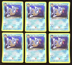 2000 WOTC POKEMON TEAM ROCKET DARK GYRADOS 8/82 PRERELEASE HOLO PROMO LOT OF 10 - Image 2