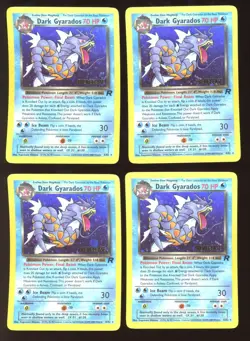2000 WOTC POKEMON TEAM ROCKET DARK GYRADOS 8/82 PRERELEASE HOLO PROMO LOT OF 10 - Image 4