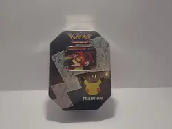 Pokemon TCG 25th Anniversary Celebrations Booster Pack Tin Charizard V Sealed - Image 1