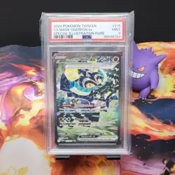 2024 Pokemon Cornerstone Mask Ogerpon Ex #215 Special illustration Rare PSA 9 - Image 1