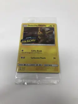 Pokemon 2019 Black Star Promo SM190 DVD Stamped Holo Detective Pikachu Sealed - Image 2