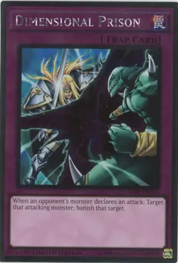 Yugioh Dimensional Prison NKRT-EN034 Platinum Rare Edition NM - Image 1