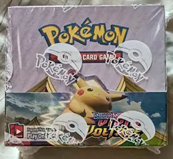 Pokemon TCG Sword & Shield Vivid Voltage Booster Box Factory Sealed - Image 1