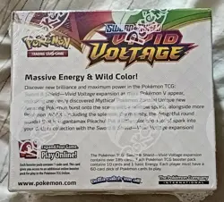 Pokemon TCG Sword & Shield Vivid Voltage Booster Box Factory Sealed - Image 2