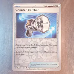 2023 Pokemon S&V Paradox Rift Reverse HOLO Counter Catcher Card 160/182 - Image 1