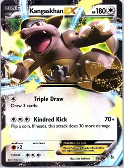 Kangaskhan EX 78/106 XY - Flashfire - Pokemon Card - LP - Image 1