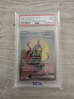 pokemon Iron Crown EX 206/162 Temporal Forces Special Illustration Psa9 - Image 1