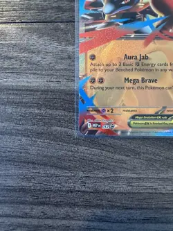 Mega Lucario EX Promo + Jumbo Card Pokemon TCG NM condition! - Image 5