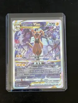 Pokemon Zeraora VSTAR Crown Zenith Galarian Gallery Ultra Rare Card #GG43/GG70 - Image 1