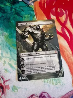 KARN LIBERATED ITA ARTWORKED MAGIC THE GATHERING MTG ARTWORK LIBERATO ART - Image 2