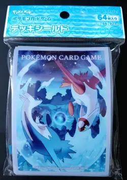 DECK SHIELD SLEEVES POCHETTE PROTEGE CARTE POKEMON CENTER LATIAS & LATIOS - Image 1