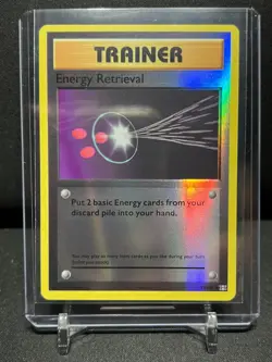 Energy Retrieval 77/108 Reverse Holo Pokemon 2016 XY Evolutions - NM - Image 1