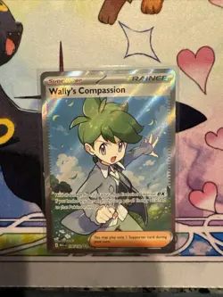 Wally’s Compassion 176/132 - Ultra Rare Full Art - Pokemon Mega Evolution NM - Image 1