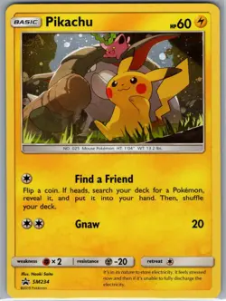 Pikachu SM234 SM Promos - Pokemon Card - NM - Image 1