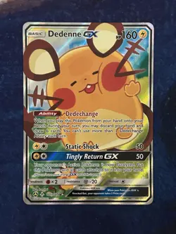 Pokemon Dedenne GX Promo # 195a/214 Alternate Art - Unbroken Bonds - LP - Image 1