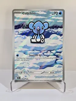Pokemon TCG Cubchoo Illustration Rare Black Bolt 109/086 - Image 1