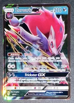 POKEMON ZOROARK GX 53/73 SHINING LEGENDS ENGLISH NM/MINT 2017! - Image 1