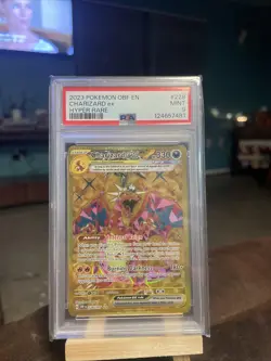 2023 Pokemon OBF EN Charizard EX Hyper Rare PSA 9 - Image 1