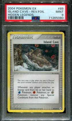 Island Cave - 89/101 - PSA 9 - Reverse Holo - Hidden Legends - Pokemon - 65080 - Image 1
