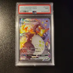 PSA 9 Charizard VMAX #SV107 Full Art 2021 Pokemon SwSh Shining Fates Shiny Vault - Image 2