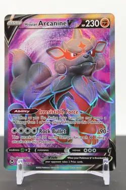 Hisuian Arcanine V (Full Art) 179/195 Holo - Pokemon SWSH12: Silver Tempest - Image 1