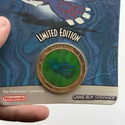 2003 Nintendo Pokemon Ruby And Sapphire Limited Edition Collector’s Coins - Image 3