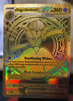Pokemon Mega Gardevoir EX # 187/132 Mega Evolution Gold Pack Fresh Full Art Rare - Image 1