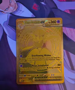 Pokemon Mega Gardevoir EX # 187/132 Mega Evolution Gold Pack Fresh Full Art Rare - Image 2