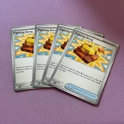 4X Mega Evolution English: Fighting Gong - #116/132 NM PLAYSET - Image 1