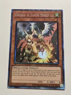 Droll & Lock Bird (PCR) RA02-EN006 Prismatic Collector's Rare Yugioh 1st Edition - Image 1