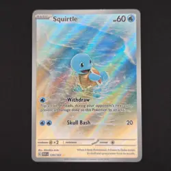 Pokemon TCG Card Squirtle 170/165 S&V 151 Illustration Rare *English* - NM - Image 1
