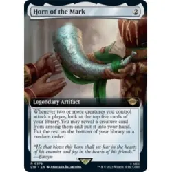 HORN OF THE MARK (EXTENDED ART) The Lord Of The Rings Magic MTG MINT CARD - Image 1