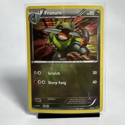 Pokemon Fraxure 15/20 Dragon Vault Holo LP-NM Card - Image 1