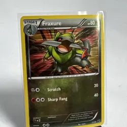 Pokemon Fraxure 15/20 Dragon Vault Holo LP-NM Card - Image 2
