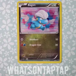 Pokemon Card Bagon 6/20 Holo Rare Black White Dragon Vault Singles LP Vintage - Image 1