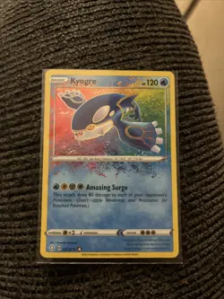 Pokemon TCG Kyogre Shining Fates Holo Card 021/072 Amazing Rare, Near Mint - Image 1