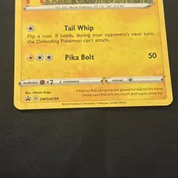 Pikachu SWSH039 SWSH: Sword & Shield Promo Cards Holo - Image 3
