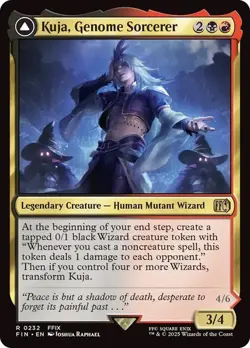 NM Kuja, Genome Sorcerer, MTG, Final Fantasy, Magic the Gathering, 232 - Image 1