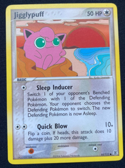 Pokemon TCG Jigglypuff EX FireRed & LeafGreen 65/112 Regular Non Holo Common -NM - Image 1
