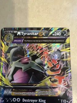 POKEMON MEGA M TYRANITAR EX (43/98) (JUMBO/OVERSIZED SIZE) - Image 2
